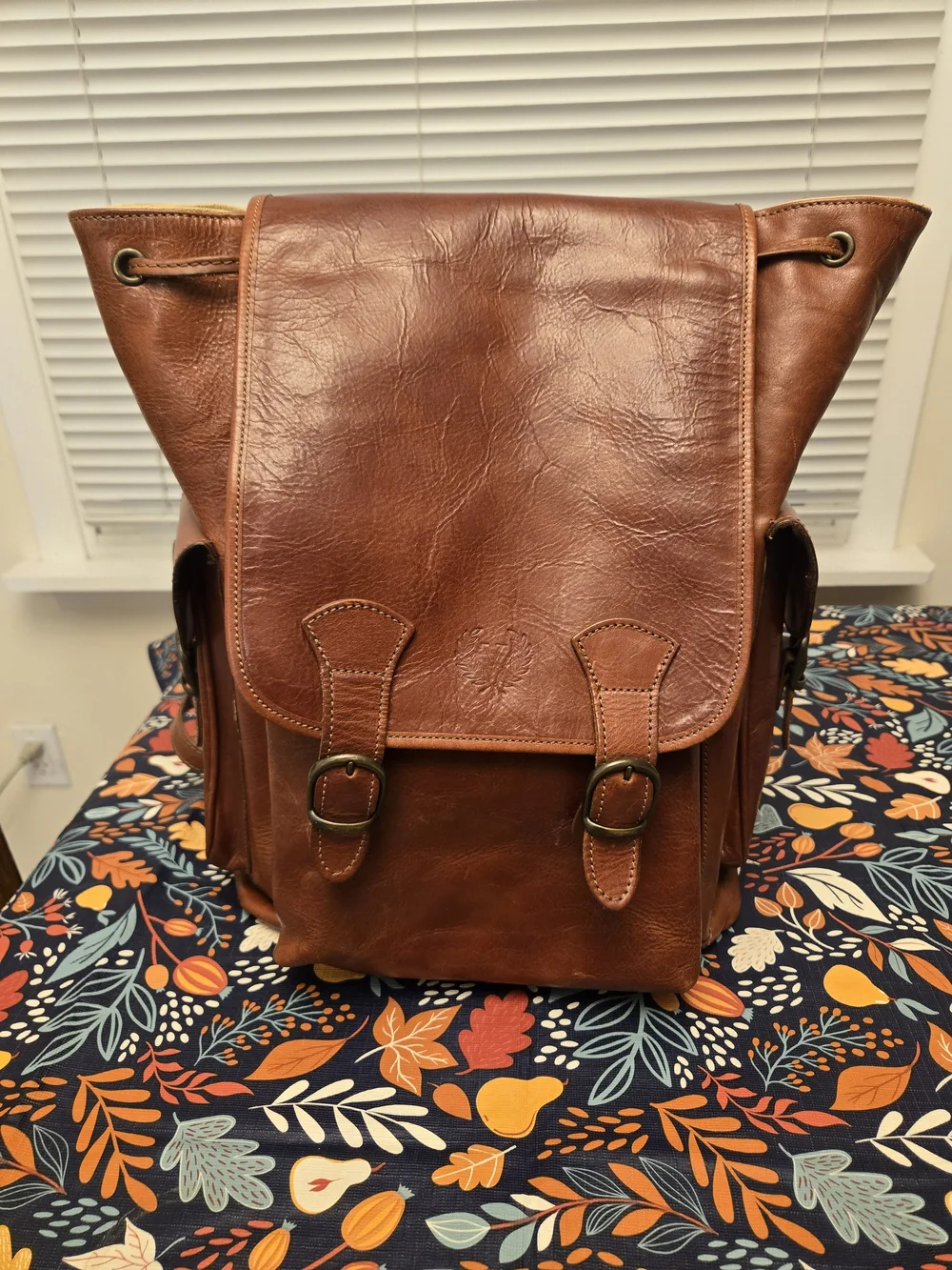 Firenze Italian Leather Backpack